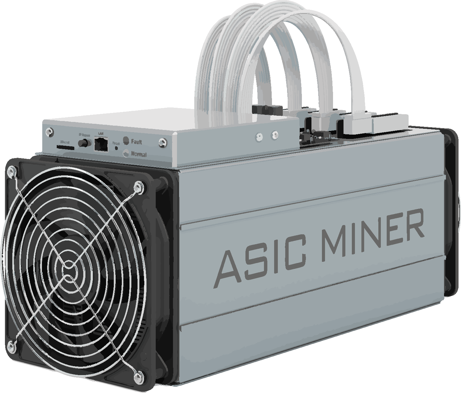 ASIC mining hardware unit